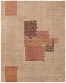 No Reserve - Art Deco Design Rug 15 ft x 11 ft 10 in (4.57 m x 3.61 m)