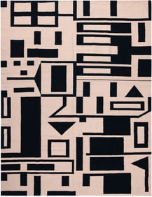 The Huari Design Kilim Rug By Genaro Rivas 11 ft 10 in x 9 ft (3.61 m x 2.74 m)