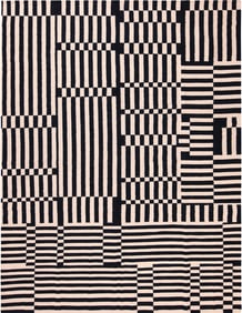 Rectangular Kusaska Tika Design Kilim Rug By Genaro Rivas 11 ft 8 in x 9 ft (3.56 m x 2.74 m)