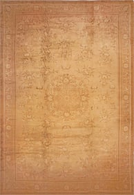 Oversized Antique Oriental Indian Agra Rug 24 ft x 15 ft 10 in (7.32 m x 4.83 m)