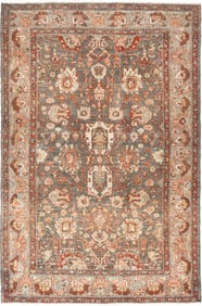 Antique Persian Malayer Rug 6 ft 5 in x 4 ft 4 in (1.96 m x 1.32 m)