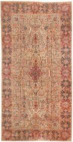 No Reserve - Fine Large Antique Persian Lavar Kerman Rug 19 ft 5 in x 9 ft 9 in (5.92 m x 2.97 m)