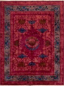 No Reserve - Antique Chinese Rug 11 ft 7 in x 8 ft 9 in (3.53 m x 2.66 m)