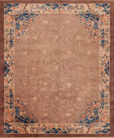 No Reserve - Antique Chinese Rug 9 ft 6 in x 8 ft 10 in (2.9 m x 2.69 m)