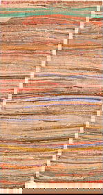 Vintage Moroccan Kilim 6 ft 4 in x 3 ft 4 in (1.93 m x 1.02 m)