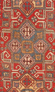 Antique Caucasian Soumak Kilim Rug 9 ft 3 in x 5 ft 1 in (2.82 m x 1.55 m): Antique Caucasian Soumak Kilim Rug Size: 9 ft 3 in x 5 ft 1 in (2.82 m x 1.55 m)