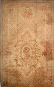 No Reserve - Large Oversized Antique Mid Century Hooked Rug 29 ft 5 in x 14 ft 10 in (8.97 m x 4.52