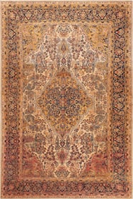 No Reserve - Vintage Tabriz Rug 10 ft 5 in x 7 ft (3.17 m x 2.13 m)