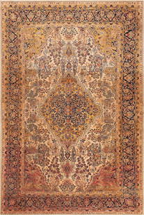 No Reserve - Vintage Tabriz Rug 10 ft 5 in x 7 ft (3.17 m x 2.13 m): Inventory of the late Albert Karmely Vintage Tabriz Rug Size: 10 ft 5 in x 7 ft (3.17 m x 2.13 m) Collection of Antique Rugs, Vintage Rugs & Modern Carpets.