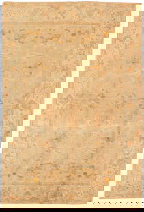 No Reserve - Antique Turkish Oushak Rug 14 ft 6 in x 9 ft 8 in (4.42 m x 2.95 m): Inventory of the late Albert Karmely Antique Turkish Oushak Rug Size: 14 ft 6 in x 9 ft 8 in (4.42 m x 2.95 m) Collection of Antique Rugs, Vintage Rugs & Modern Carpets.