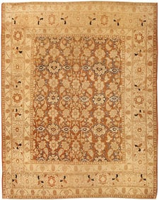 Fine Antique Persian Tabriz Haji Jalili Rug - No Reserve 5 ft 5 in x 4 ft 1 in (1.65 m x 1.24 m)