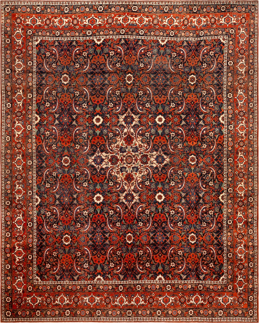 Antique Persian Mahal Rug - No Reserve 13 ft 9 in x 11 ft (4.19 m x 3.35 m) (1 of 11)