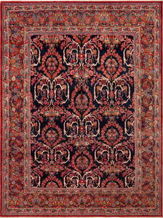 Antique Persian Bidjar Rug - No Reserve 11 ft 7 in x 9 ft (3.53 m x 2.74 m): Curated collection of antique, vintage and modern rugs No Reserve - Antique Persian Bidjar Rug Size: 11 ft 7 in x 9 ft (3.53 m x 2.74 m) Provenance: Inventory of the late Albert Karmely T