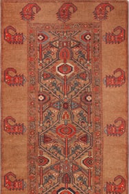 Antique Camel Hair Persian Serab Runner Rug - No Reserve 12 ft 7 in x 3 ft 6 in (3.84 m x 1.07 m)