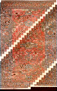 Signed and Dated 1907 CE Oversized Antique Persian Serapi Rug - No Reserve 20 ft 6 in x 12 ft (6.25: Curated collection of antique, vintage and modern rugs No Reserve - Signed and Dated 1907 CE Oversized Antique Persian Serapi Rug Size: 20 ft 6 in x 12 ft (6.25 m x 3.66 m) Provenance: Inventory