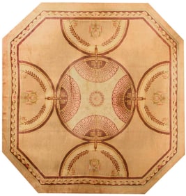 Antique French Art Deco Carpet - No Reserve 14 ft 9 in x 14 ft (4.5 m x 4.27 m)