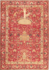 Antique Tuduc Rug - 9 ft 2 in x 6 ft 6 in (2.79 m x 1.98 m)