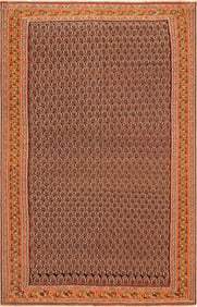 Extremely Fine Antique Persian Senneh Kilim - 6 ft 6 in x 4 ft 6 in (1.98 m x 1.37 m)