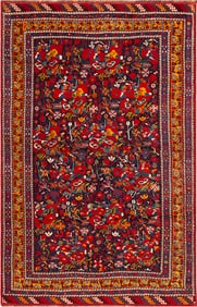 Antique Persian Afshar Rug - 6 ft 4 in x 4 ft 2 in (1.93 m x 1.27 m)