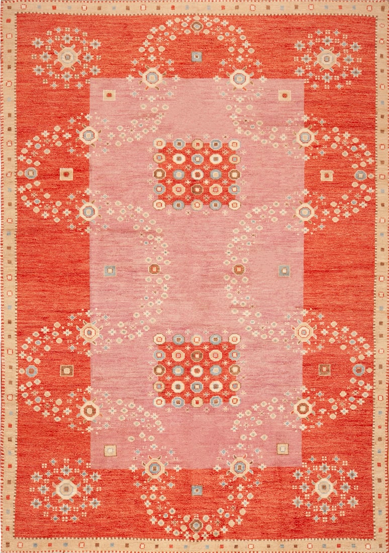 Scandinavian Style Pile Rug Mid-Century Design - 12 ft 3 in x 8 ft 8 in (3.73 m x 2.64 m) (1 of 8)