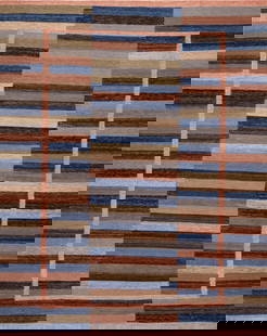 Scandinavian Mid-Century Modern Kilim Rug - 10 ft 3 in x 8 ft 3 in (3.12 m x 2.51 m): Curated collection of antique, vintage and modern rugs Scandinavian Mid-Century Modern Kilim Rug Size: 10 ft 3 in x 8 ft 3 in (3.12 m x 2.51 m) This Scandinavian mid-century modern kilim explores harm