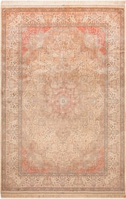 Vintage Turkish Hereke Silk Rug - 9 ft 10 in x 6 ft 5 in (2.99 m x 1.95 m)