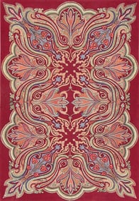 Early American Hooked Rug - No Reserve 8 ft x 5 ft 7 in (2.44 m x 1.7 m)