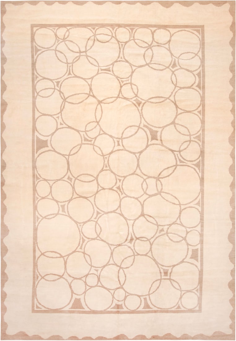 Vintage Art Deco Rug - 15 ft x 10 ft 2 in (4.57 m x 3.1 m) (1 of 9)