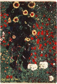 Gustav Klimt Art Rug - No Reserve 3 ft 11 in x 2 ft 8 in (1.19 m x 0.81 m)