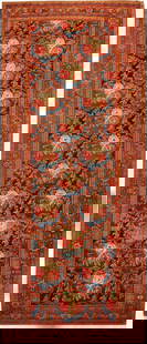 Extremely Fine Persian Sarouk Farahan Rug - No Reserve 20 ft x 8 ft 3 in (6.1 m x 2.51 m): Curated collection of antique, vintage and modern rugs No Reserve - Extremely Fine Persian Sarouk Farahan Rug Size: 20 ft x 8 ft 3 in (6.1 m x 2.51 m) Provenance: Inventory of the late Albert Ka