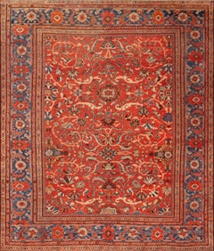 Antique Persian Sultanabad Rug - No Reserve 10 ft 10 in x 9 ft 2 in (3.3 m x 2.79 m)
