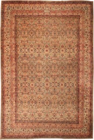 Finely Woven Large Antique Persian Kerman Rug - No Reserve 19 ft 6 in x 13 ft 1 in (5.94 m x 3.99 m)