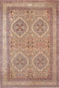 Antique Persian Kerman Rug - 14 ft 5 in x 10 ft (4.39 m x 3.05 m)