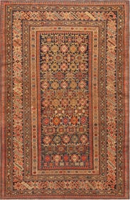 Antique Caucasian Chi Chi Rug - 6 ft 10 in x 4 ft 2 in (2.08 m x 1.27 m)