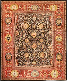 Antique Persian Ziegler Sultanabad Rug - 16 ft 7 in x 13 ft 7 in (5.05 m x 4.14 m)
