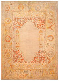 Antique Turkish Oushak Rug - 14 ft x 10 ft 4 in (4.26 m x 3.14 m)