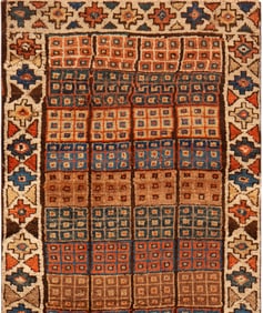 Antique Persian Kurdish Runner Rug - 9 ft 5 in x 2 ft 7 in (2.87 m x 0.79 m)