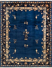 Antique Chinese Peking Rug - No Reserve 11 ft 7 in x 9 ft 1 in (3.53 m x 2.76 m)