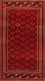 Antique Turkeman Rug - No Reserve 13 ft 2 in x 7 ft 3 in (4.01 m x 2.2 m)