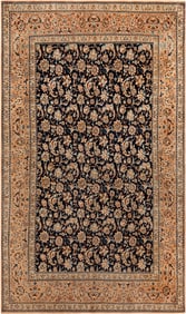 Fine Silk And Wool Vintage Persian Nain Rug - No Reserve 8 ft 8 in x 5 ft 1 in (2.64 m x 1.54 m)