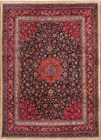 Saber Mashad Fine Persian Rug - No Reserve 13 ft 4 in x 9 ft 8 in (4.06 m x 2.94 m)