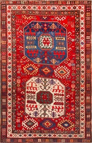 Antique Caucasian Kazak Rug 6 ft 9 in x 4 ft 4 in (2.05 m x 1.32 m)