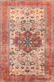 Beautifully Luxurious Fine Antique Persian Silk Heriz Masterpiece Rug 12 ft 6 in x 8 ft 4 in (3.81 m
