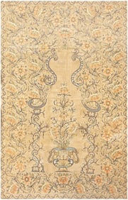 Early Ottoman silk and metallic tread Prayer textile 5 ft 6 in x 3 ft 7 in (1.68 m x 1.09 m)
