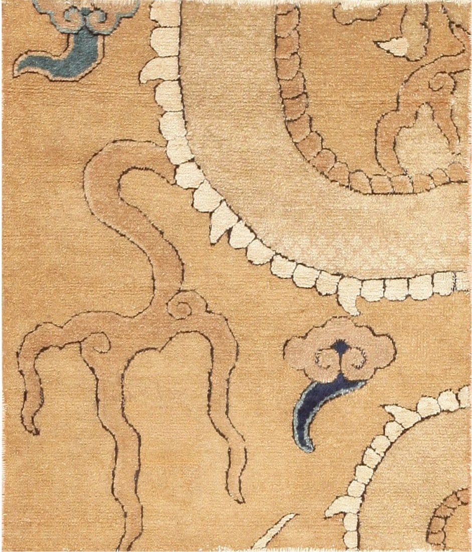 16th Century Ming Dynasty Dragon Chinese Fragment 3 ft x 3 ft (0.91 m x 0.91 m): Curated collection of antique, vintage and modern rugs 16th Century Ming Dynasty Dragon Chinese Fragment Size: 3 ft x 3 ft (0.91 m x 0.91 m) Provenance: Sotheby's - Lot 123 - 01/31/2014 A rare 1