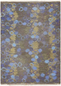 Vintage Märta Måås-Fjetterström Swedish Ulla Brandt Tjarn Rug 5 ft 7 in x 4 ft 2 in (1.7 m x