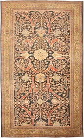 Antique Oversized Persian Sultanabad Rug 20 ft 1 in x 12 ft 1 in (6.12 m x 3.68 m)