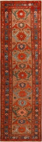 Antique North West Persian Runner Rug 9 ft 7 in x 2 ft 8 in (2.92 m x 0.81 m)