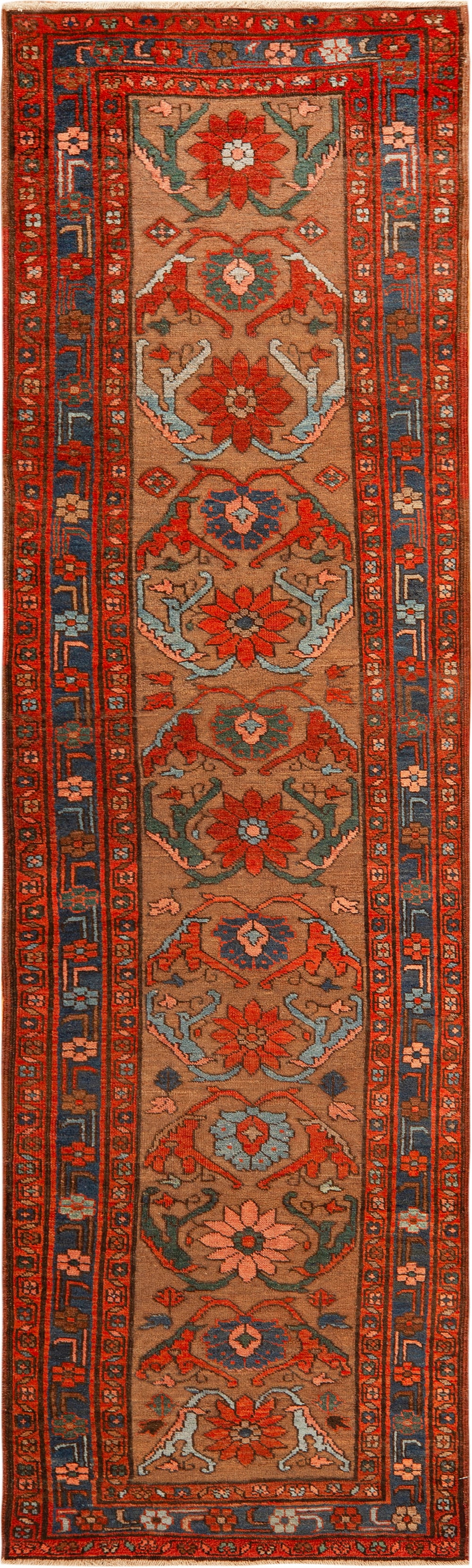 Antique North West Persian Runner Rug 9 ft 7 in x 2 ft 8 in (2.92 m x 0.81 m) (1 of 10)