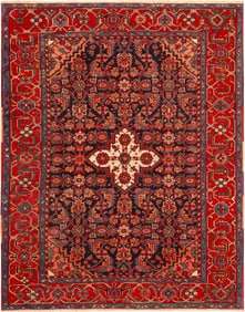 Antique Persian Heriz Rug 6 ft 4 in x 5 ft (1.93 m x 1.52 m)